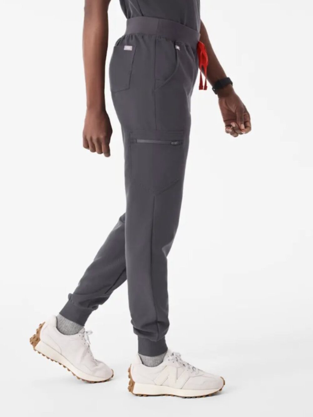 FIG'S Charcoal Joggers Scrub Pants Healthcare Yoga Medium Cargo Zamora Comfort